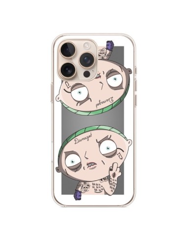 Coque iPhone 16 Pro Max Stewie Joker Suicide Squad Double - Mikadololo