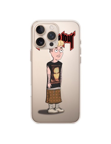 Coque iPhone 16 Pro Max Bieber Marilyn Manson Fan Transparente - Mikadololo