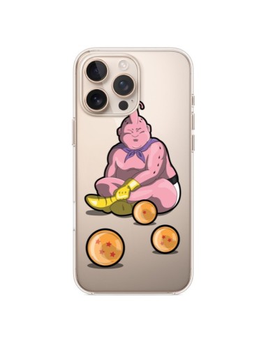 Coque iPhone 16 Pro Max Buu Dragon Ball Z Transparente - Mikadololo