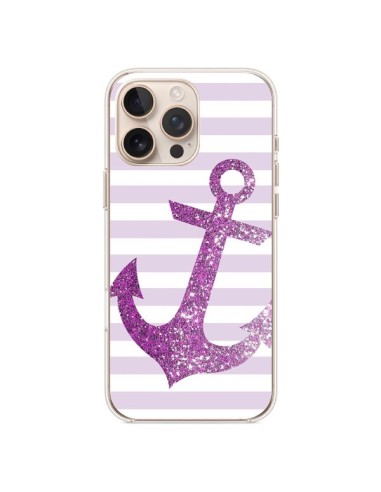 iPhone 16 Pro Max Case Ancora Marina Pink - Monica Martinez