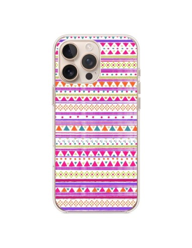 Coque iPhone 16 Pro Max Bandana Rose Azteque - Monica Martinez