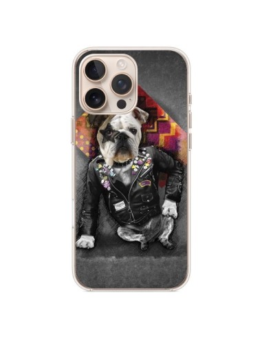 Coque iPhone 16 Pro Max Chien Bad Dog - Maximilian San