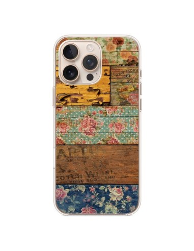 Cover iPhone 16 Pro Max Barocco Style Legno - Maximilian San