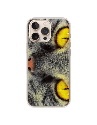 Coque iPhone 16 Pro Max Chat Gato Loco - Maximilian San