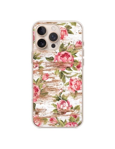 Coque iPhone 16 Pro Max Eco Love Pattern Bois Fleur - Maximilian San