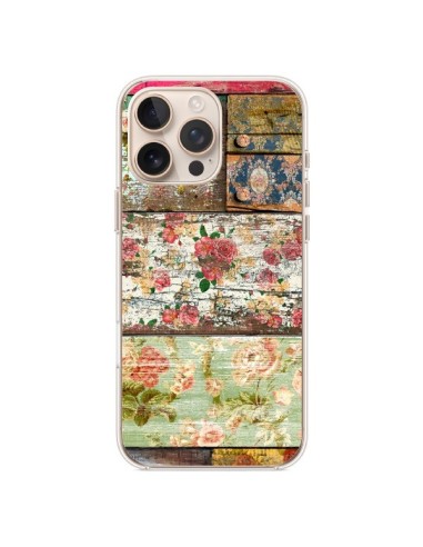 Coque iPhone 16 Pro Max Lady Rococo Bois Fleur - Maximilian San