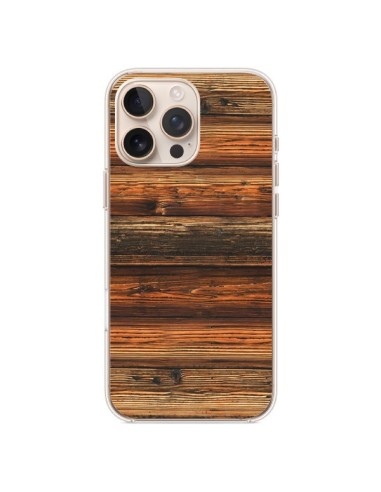 Coque iPhone 16 Pro Max Style Bois Buena Madera - Maximilian San