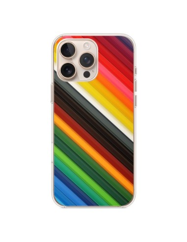 Coque iPhone 16 Pro Max Arc en Ciel Rainbow - Maximilian San