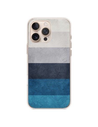 Coque iPhone 16 Pro Max Bandes Horizontales Greece Hues - Maximilian San