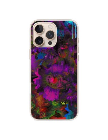 Coque iPhone 16 Pro Max Fleurs Lysergic Lujan - Maximilian San