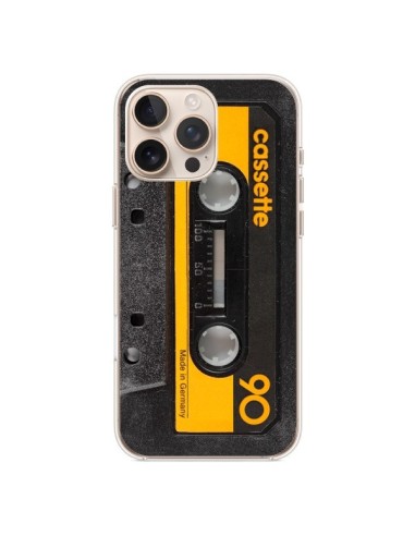 Coque iPhone 16 Pro Max Yellow Cassette K7 - Maximilian San