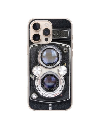 Coque iPhone 16 Pro Max Vintage Camera Yashica 44 Appareil Photo - Maximilian San