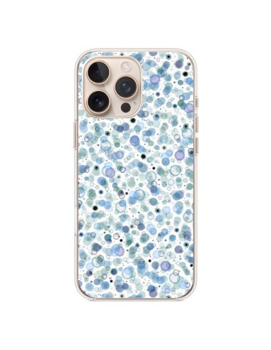 Cover iPhone 16 Pro Max Cosmic Bolle Blu - Ninola Design