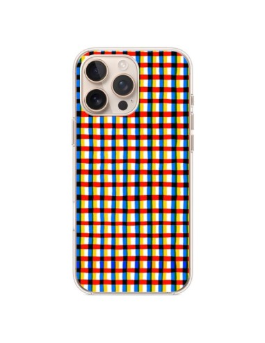 Coque iPhone 16 Pro Max Crossed Eyes Lines Red - Ninola Design