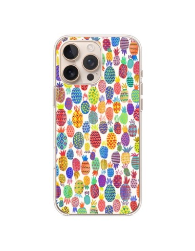 Coque iPhone 16 Pro Max Cute Pineapples - Ninola Design