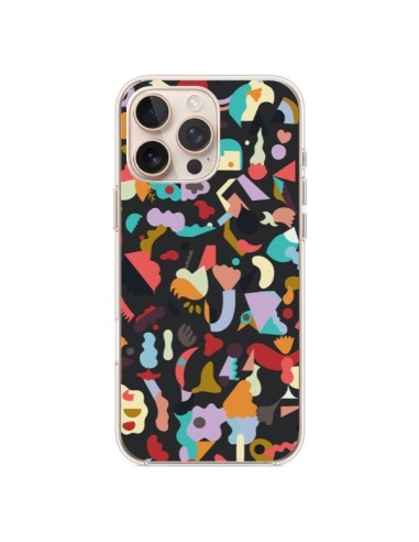 Coque iPhone 16 Pro Max Dreamy Animal Shapes Black - Ninola Design