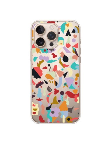 Coque iPhone 16 Pro Max Dreamy Animal Shapes White - Ninola Design