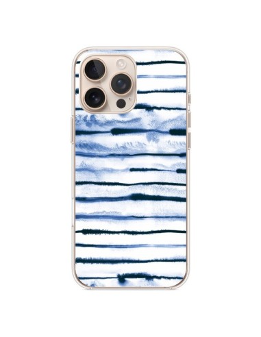 Coque iPhone 16 Pro Max Electric Lines White - Ninola Design