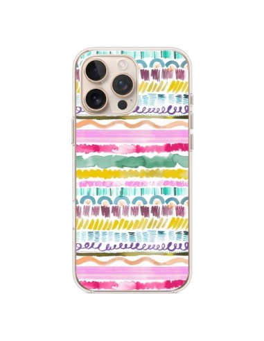 Coque iPhone 16 Pro Max Garlands Tribal - Ninola Design