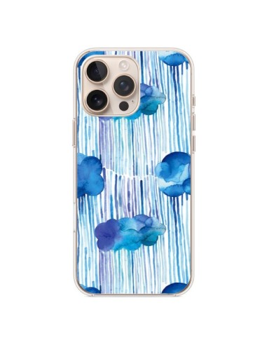 Coque iPhone 16 Pro Max Rain Stitches Neon - Ninola Design