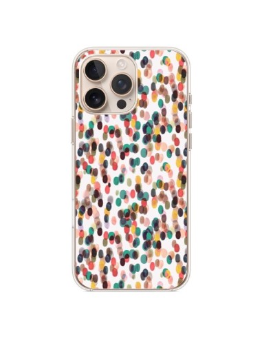 Coque iPhone 16 Pro Max Rainbow Lace Neon - Ninola Design