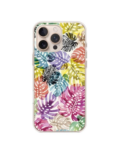 Coque iPhone 16 Pro Max Tigers and Leopards Yellow - Ninola Design