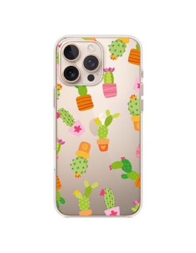 Coque iPhone 16 Pro Max Cactus Méli Mélo Transparente - Nico