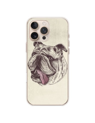 Coque iPhone 16 Pro Max Chien Bulldog - Rachel Caldwell