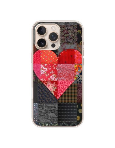 Coque iPhone 16 Pro Max Coeur Heart Patch - Rachel Caldwell