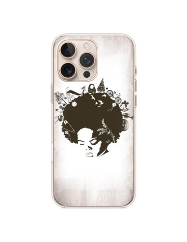 Coque iPhone 16 Pro Max Childhood Garden Afro - Rachel Caldwell