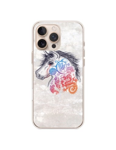 Coque iPhone 16 Pro Max Licorne Muticolore - Rachel Caldwell