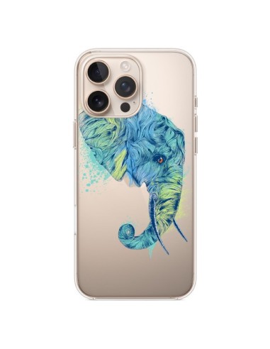 Coque iPhone 16 Pro Max Elephant Elefant Transparente - Rachel Caldwell