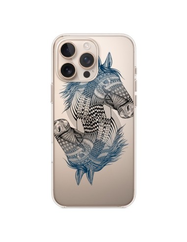 Coque iPhone 16 Pro Max Cheval Horse Double Transparente - Rachel Caldwell