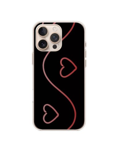 Coque iPhone 16 Pro Max Coeur Love Rouge - R Delean