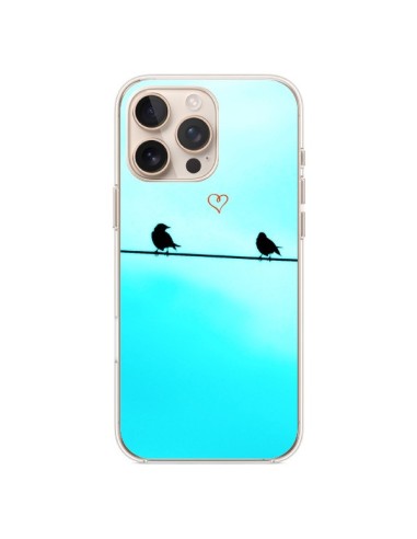 Coque iPhone 16 Pro Max Oiseaux Birds Amour Love - R Delean