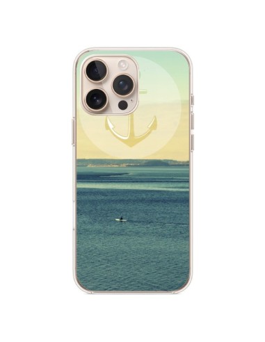 Coque iPhone 16 Pro Max Ancre Navire Bateau Summer Beach Plage - R Delean