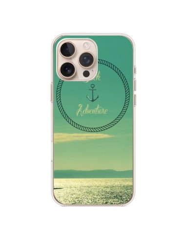 Coque iPhone 16 Pro Max See Adventure Aventure Ancre Navire Bateau - R Delean