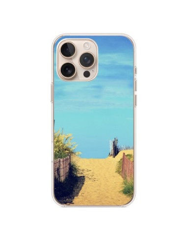 Coque iPhone 16 Pro Max Plage Beach Sand Sable - R Delean