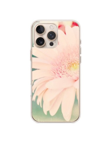 Coque iPhone 16 Pro Max Fleurs Roses magnifique - R Delean