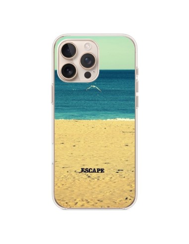 Coque iPhone 16 Pro Max Escape Mer Plage Ocean Sable Paysage - R Delean