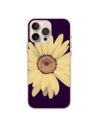 Coque iPhone 16 Pro Max Marguerite Fleur Flower - R Delean