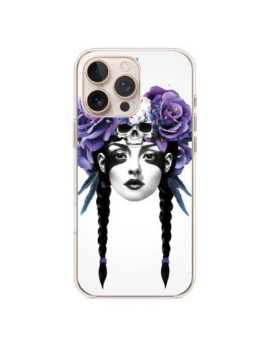 Coque iPhone 16 Pro Max Fille Fleurs Warrior - Ruben Ireland