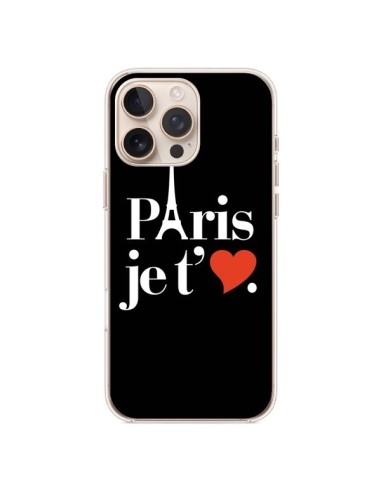 Coque iPhone 16 Pro Max Paris je t'aime - Rex Lambo