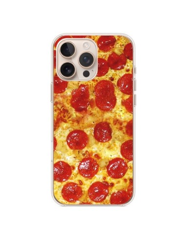 Coque iPhone 16 Pro Max Pizza Pepperoni - Rex Lambo