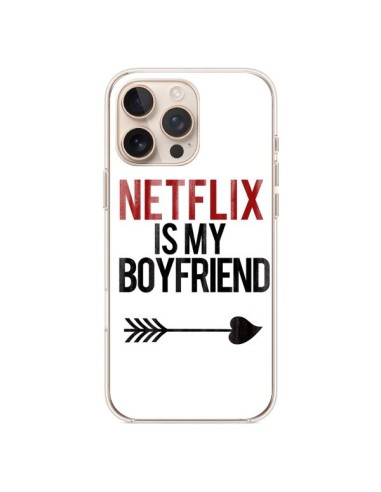 Coque iPhone 16 Pro Max Netflix is my Boyfriend - Rex Lambo