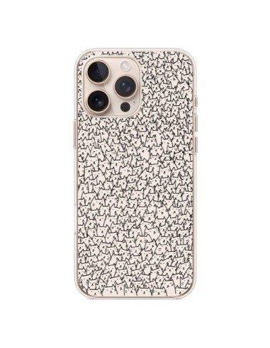 Coque iPhone 16 Pro Max A lot of cats chat - Santiago Taberna