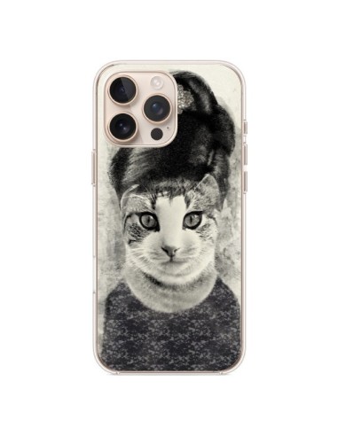 Coque iPhone 16 Pro Max Audrey Cat Chat - Tipsy Eyes