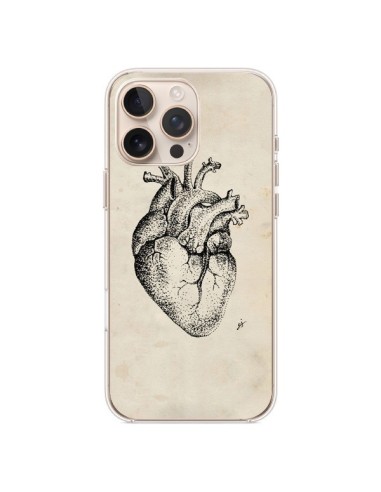 Coque iPhone 16 Pro Max Coeur Vintage - Tipsy Eyes