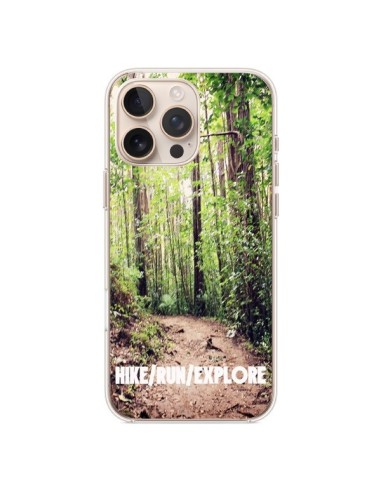 Coque iPhone 16 Pro Max Hike Run Explore Paysage Foret - Tara Yarte