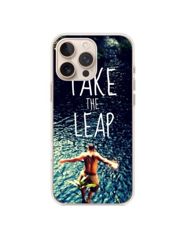 Coque iPhone 16 Pro Max Take the leap Saut - Tara Yarte